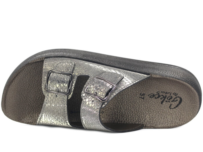 Lotus Zenne Gökçe 1002 Poli Günlük Terlik Platin - 2