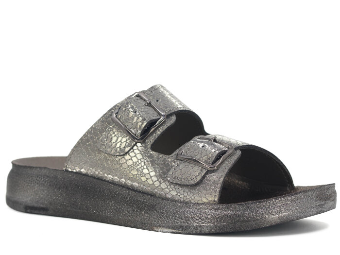 Lotus Zenne Gökçe 1002 Poli Günlük Terlik Platin - Lotus