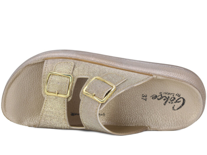 Lotus Zenne Gökçe 1003 Poli Günlük Terlik Altın - 2