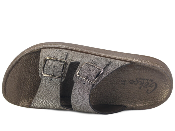 Lotus Zenne Gökçe 1003 Poli Günlük Terlik Platin - 2