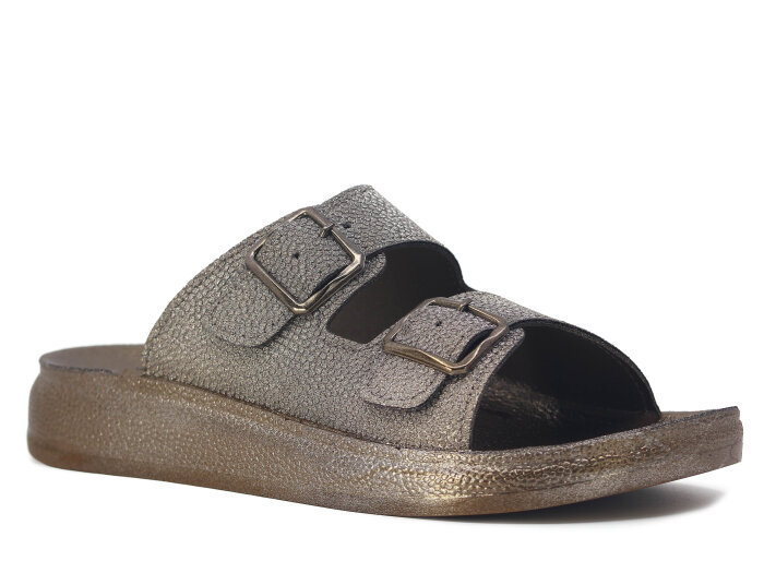 Lotus Zenne Gökçe 1003 Poli Günlük Terlik Platin - Lotus