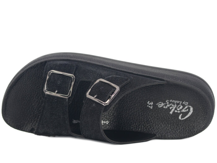 Lotus Zenne Gökçe 1003 Poli Günlük Terlik Siyah - 2