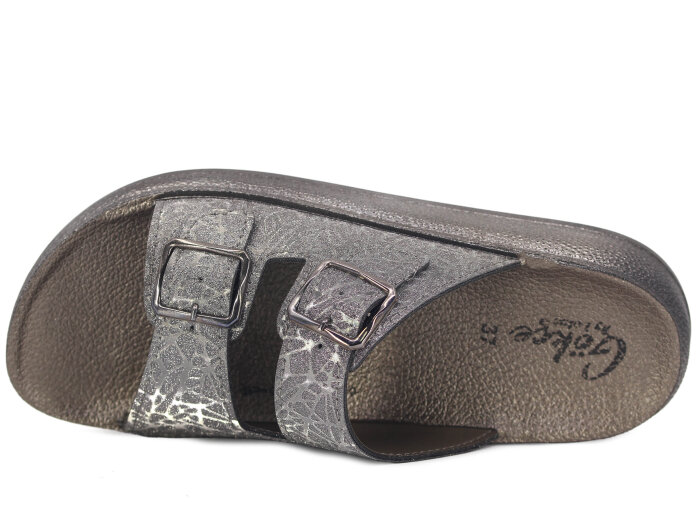 Lotus Zenne Gökçe 1004 Poli Günlük Terlik Platin - Lotus (1)