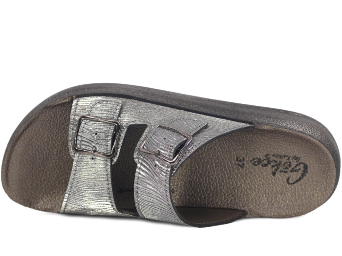 Lotus Zenne Gökçe 1005 Poli Günlük Terlik Platin - 2