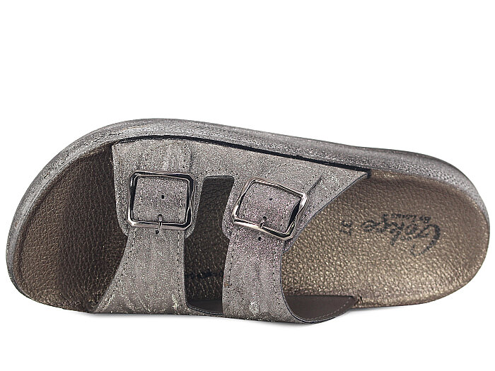 Lotus Zenne Gökçe 1006 Poli Günlük Terlik Platin - 2