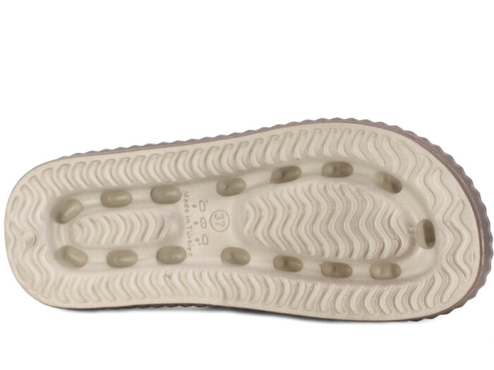 Lotus Zenne Gökçe 4000 Çift Toka Lux Eva Terlik Krem - 3