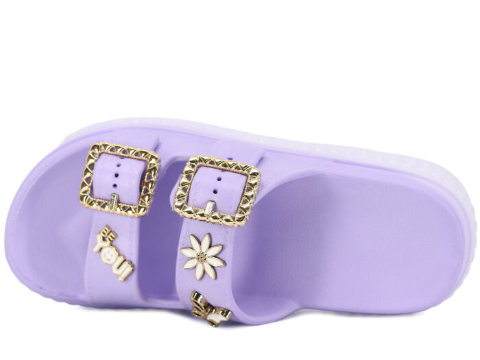 Lotus Zenne Gökçe 4000 Çift Toka Lux Eva Terlik Lila - 2