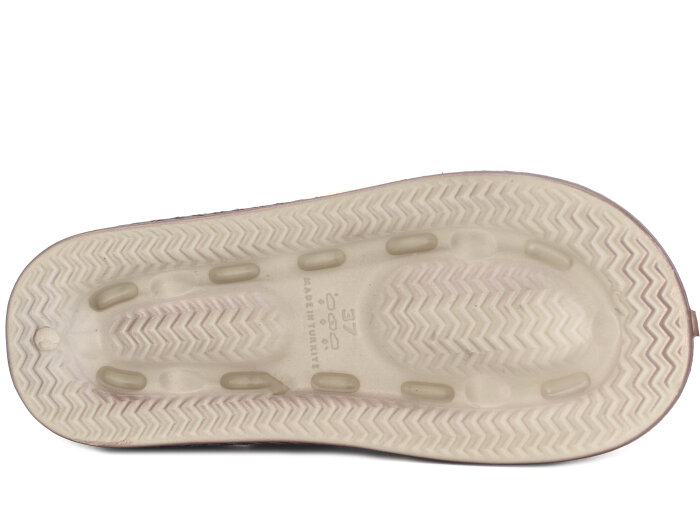 Lotus Zenne Gökçe 5000-1 Çift Toka Boyalı Lux Eva Terlik Krem - 3