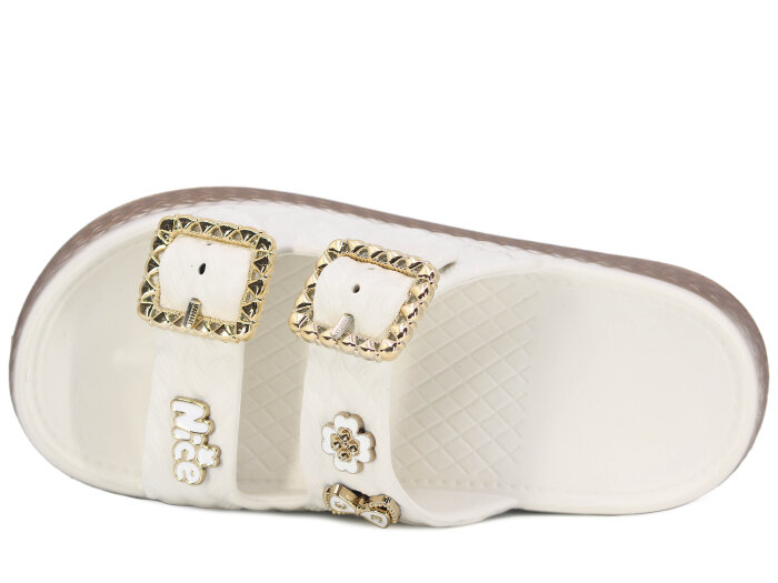 Lotus Zenne Gökçe 5000-1 Çift Toka Boyalı Lux Eva Terlik Sedef - Lotus (1)