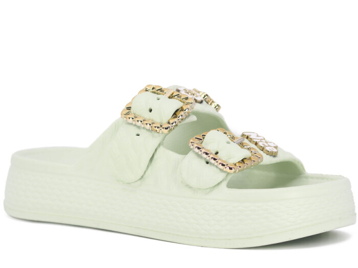 Lotus Zenne Gökçe 5000 Çift Toka Lux Eva Terlik Mint Yeşili - 1