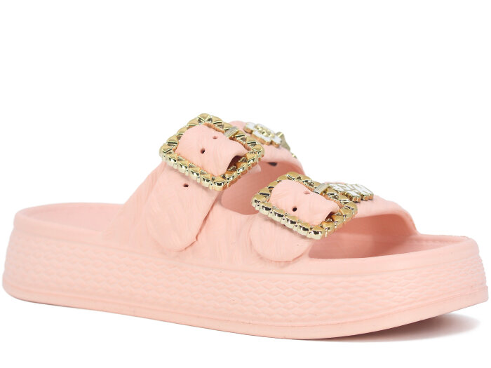 Lotus Zenne Gökçe 5000 Çift Toka Lux Eva Terlik Pudra - Lotus