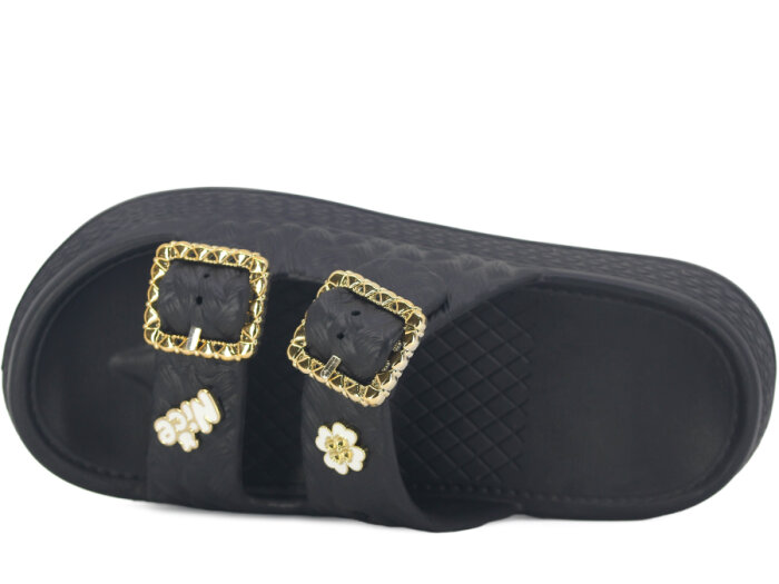 Lotus Zenne Gökçe 5000 Çift Toka Lux Eva Terlik Siyah - 2