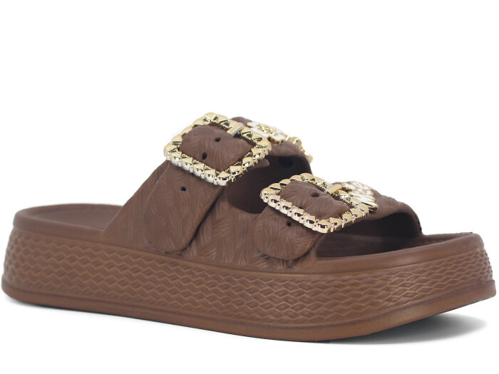 Lotus Zenne Gökçe 5000 Çift Toka Lux Eva Terlik Vizon - Lotus