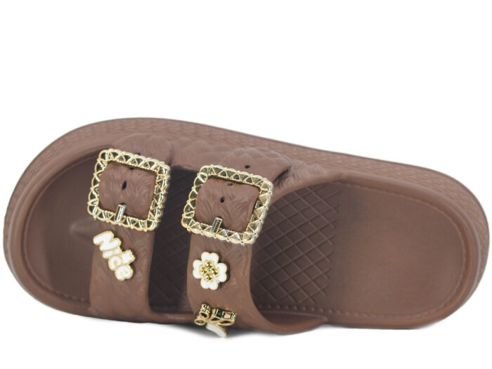 Lotus Zenne Gökçe 5000 Çift Toka Lux Eva Terlik Vizon - 2