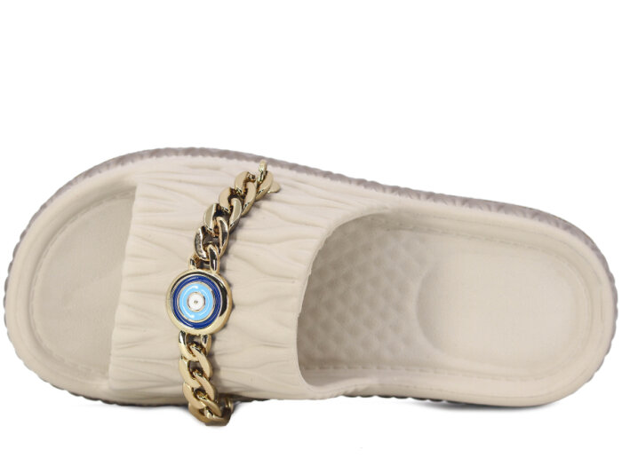 Lotus Zenne Gökçe 6001 Zincir Lux Eva Terlik Krem - 2