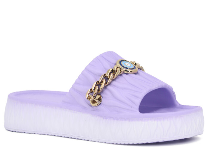 Lotus Zenne Gökçe 6001 Zincir Lux Eva Terlik Lila - Lotus