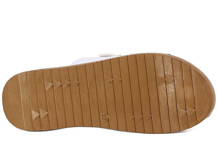 Lotus Zenne İpek 100 Çift Toka Poli Günlük Terlik Beyaz - 3