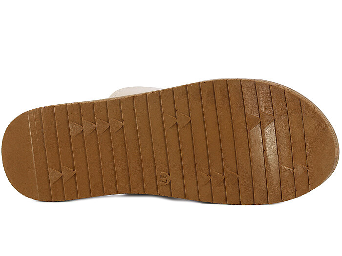 Lotus Zenne İpek 120 Altı Bacak Poli Günlük Terlik Krem - 3