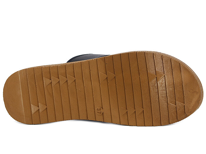 Lotus Zenne İpek Yapraklı Poli Günlük Terlik Siyah - 3