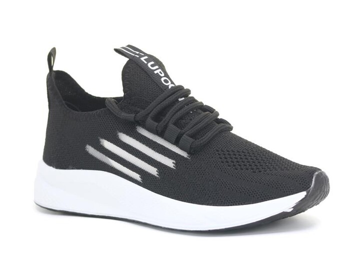 Lupoon Garson 507 Triko Spor Ayakkabı Siyah - Beyaz - Lupoon