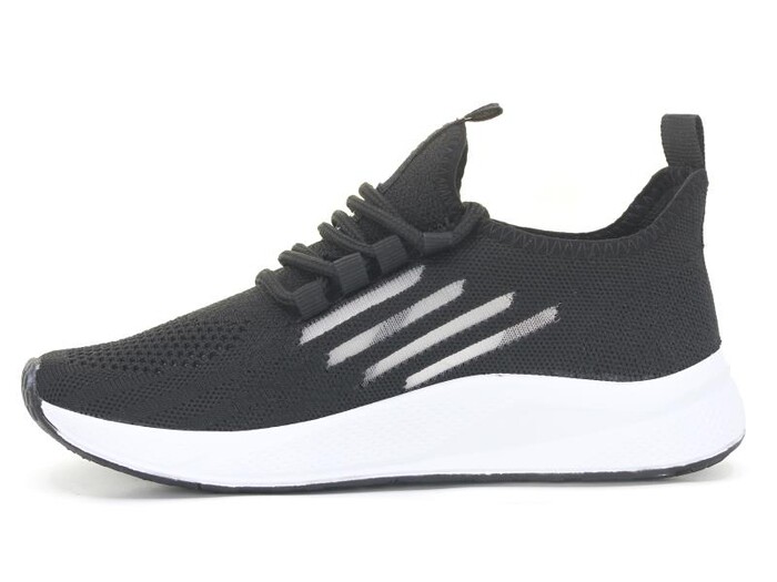 Lupoon Garson 507 Triko Spor Ayakkabı Siyah - Beyaz - 2
