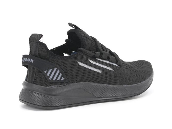 Lupoon Garson 507 Triko Spor Ayakkabı Siyah - Siyah - 3
