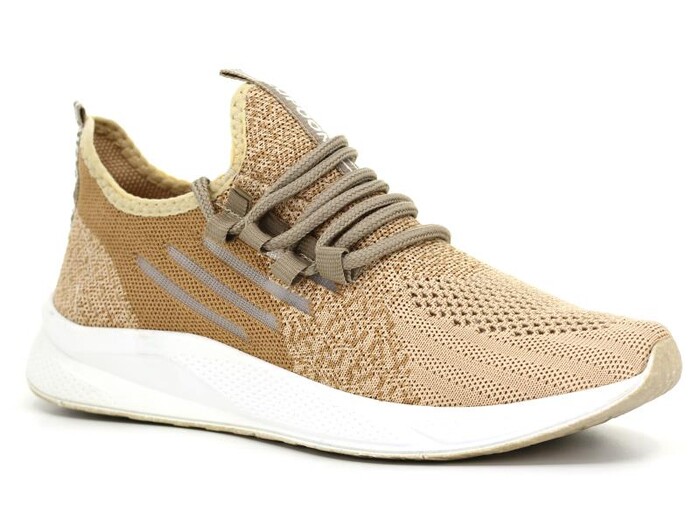 Lupoon Merdane 507 Triko Spor Ayakkabı Bej - Camel
