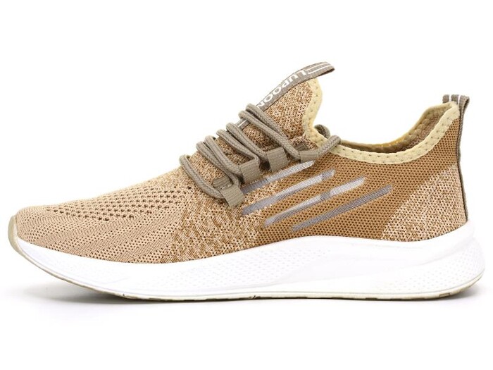 Lupoon Merdane 507 Triko Spor Ayakkabı Bej - Camel
