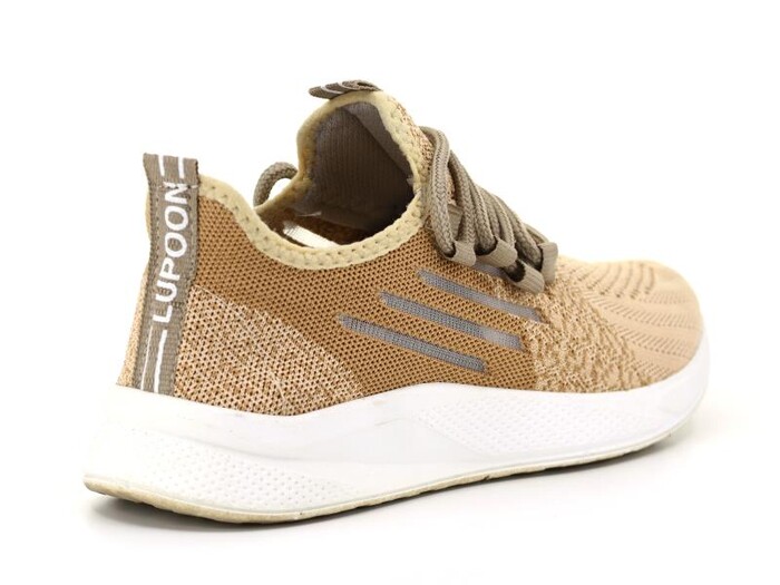 Lupoon Merdane 507 Triko Spor Ayakkabı Bej - Camel