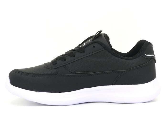 VHM Zenne 502 Fermuarlı Cilt Spor Ayakkabı Siyah - Beyaz - 2