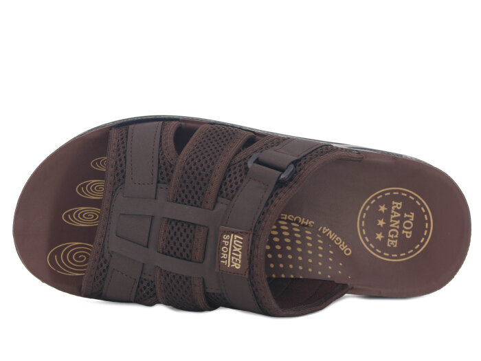 Luxter Merdane 11819 Tank Poşetli Günlük Terlik Kahve - Luxter (1)