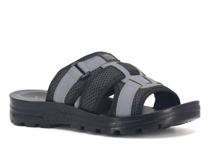 Luxter Merdane 15619 Tank Poşetli Günlük Terlik Siyah - Gri - 1