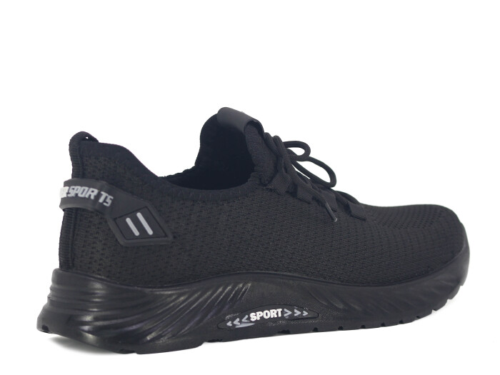 Luxter Merdane 1617 Triko Spor Ayakkabı Siyah - 3