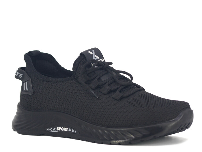 Luxter Merdane 1617 Triko Spor Ayakkabı Siyah - Luxter