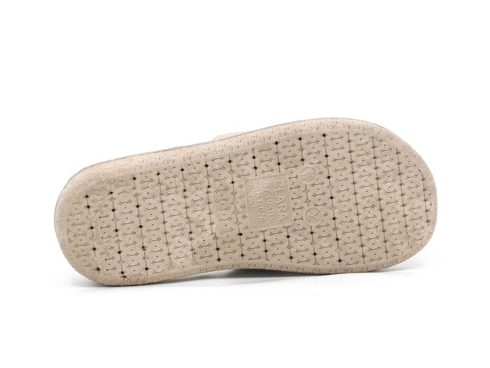 Luxter Zenne 026 Klara PVC Posetli Kaydırmaz Terlik Bej - 3