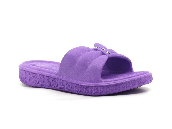 Luxter Zenne 026 Klara PVC Posetli Kaydırmaz Terlik Leylak 