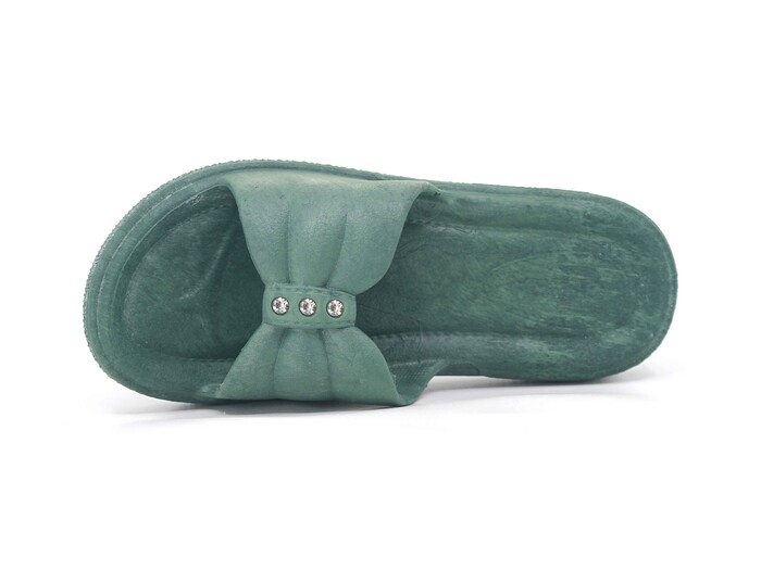 Luxter Zenne 026 Klara PVC Posetli Kaydırmaz Terlik Yeşil - Luxter (1)