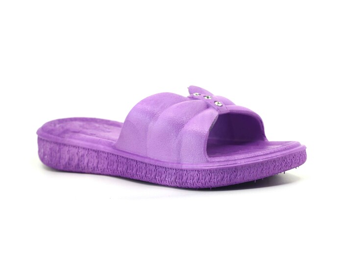 Luxter Zenne 026 Klara PVC Posetli Kaydırmaz Terlik Mor