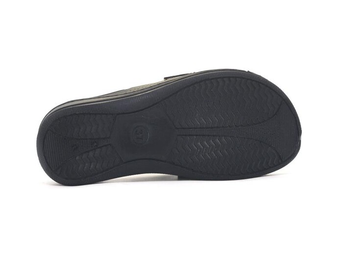 Mahli Zenne MH-Z01-04 Çapraz Tokalı Monta Poşetli Günlük Terlik Siyah - 3