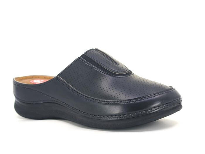 Mahli Zenne MH-Z01-911 Monta Poşetli Kapalı Terlik Siyah - Mahli