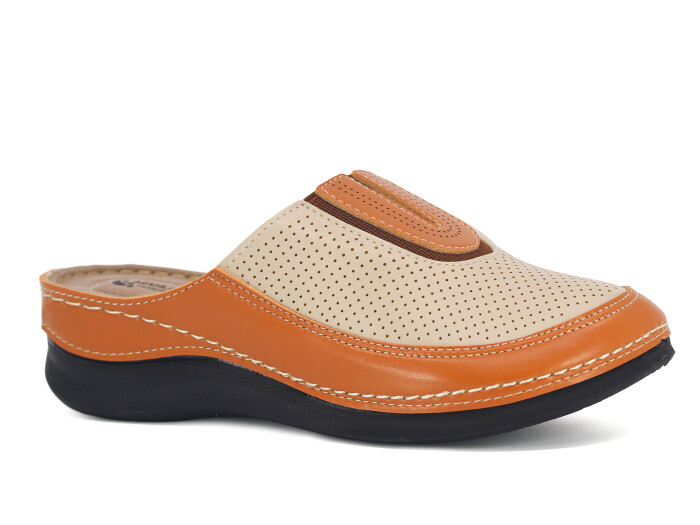 Mahli Zenne MH-Z01-911 Monta Poşetli Kapalı Terlik Taba - Bej - Mahli