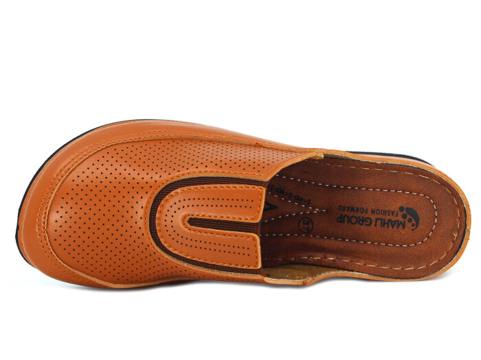 Mahli Zenne MH-Z01-911 Monta Poşetli Kapalı Terlik Taba - Mahli (1)