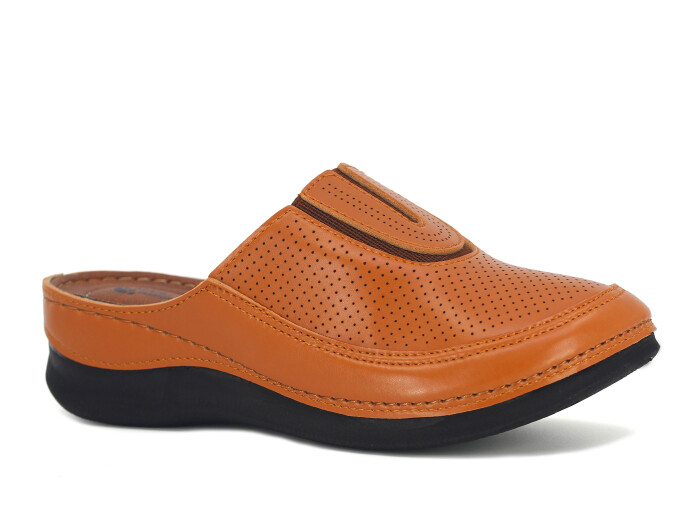 Mahli Zenne MH-Z01-911 Monta Poşetli Kapalı Terlik Taba - Mahli