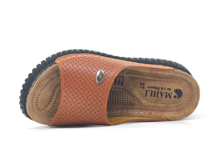 Mahli Zenne MH-Z08-38 Monta Poşetli Günlük Terlik Camel - Mahli (1)