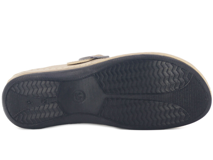 Mahli Zenne Z01-952 Monta Poşetli Kapalı Terlik Bej - 3