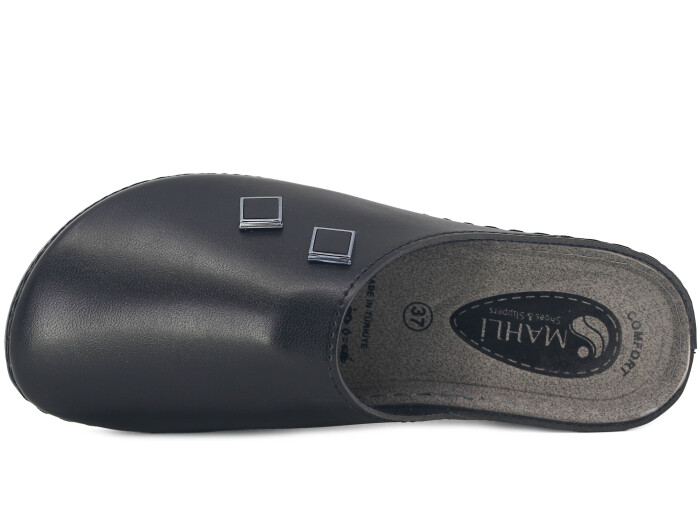 Mahli Zenne Z01-914 Monta Poşetli Kapalı Terlik Siyah - Mahli (1)