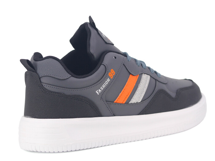 Malcolm Merdane 2240 Cilt Spor Ayakkabı Füme - Turuncu - 3