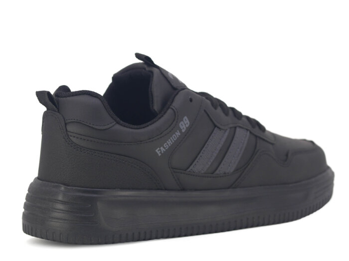 Malcolm Merdane 2240 Cilt Spor Ayakkabı Siyah - Siyah - 3