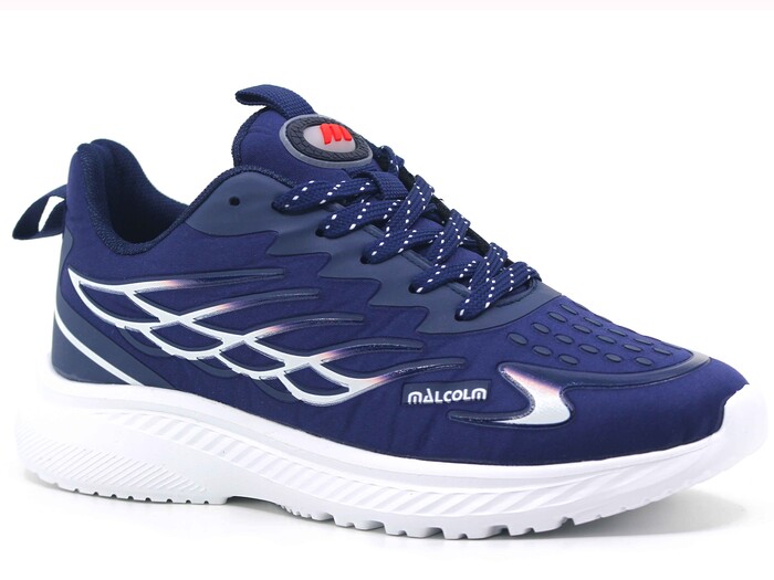 Malcolm Merdane 2260 Anorak Spor Ayakkabı Lacivert - Beyaz - Malcolm