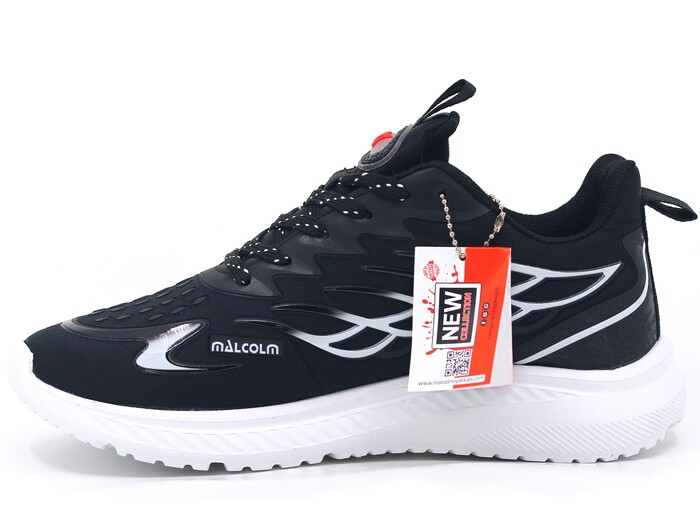 Malcolm Merdane 2260 Anorak Spor Ayakkabı Siyah - Beyaz - 2